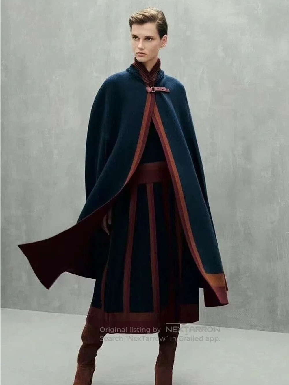Loro piana cashmere Navy Cape